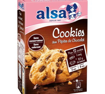 ALSA – Préparation pour cookies aux pépites de chocolat 240 g