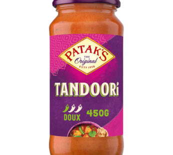 PATAK’S – Sauce tandoori à la tomate, gingembre et tamarin – 450g