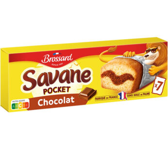 BROSSARD Savane – Gâteaux marbrés au chocolat au lait 189 g