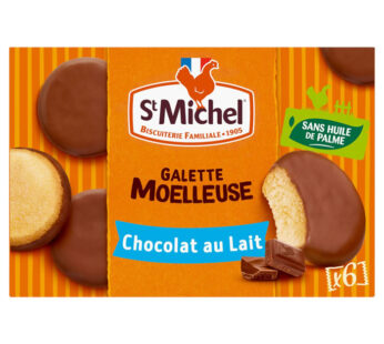 ST MICHEL – Gâteaux moelleux nappés de chocolat au lait 180 g