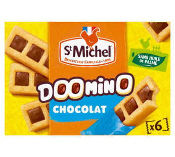 ST MICHEL Doomino – Gâteaux nappés au chocolat au lait 180 g