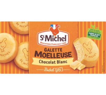 ST MICHEL – Gâteaux moelleux au chocolat blanc 180g