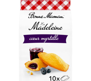 BONNE MAMAN – Madeleines fourrées à la myrtille 300g