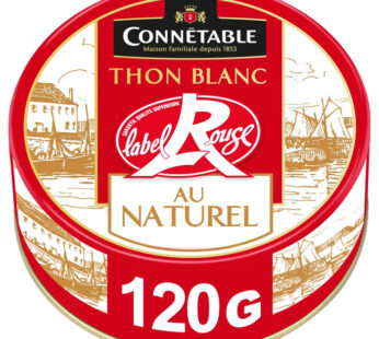 CONNETABLE – Thon blanc au naturel label rouge 120 g