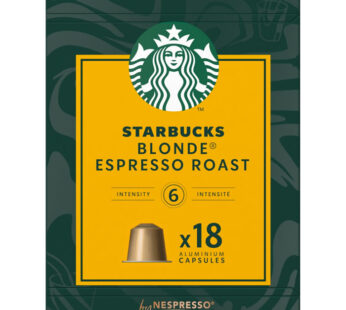 STARBUCKS Espresso Roast – Capsules de café espresso blonde N°6 (18 capsules)