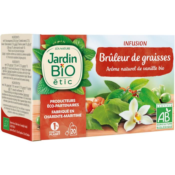 JARDIN BIO Étic Infusion brûle graisses vanille bio (30g)