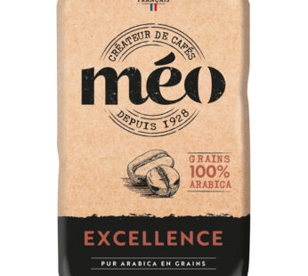 MEO Excellence – Café en grain pur arabica Grand Format 1kg