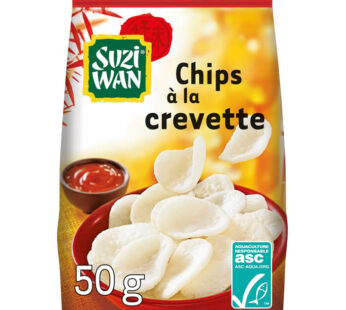 SUZI-WAN – Chips saveur crevettes ASC 50 g