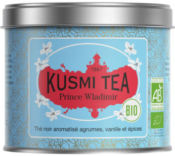KUSMI TEA Prince Wladimir – Thé noir agrumes, vanille et épices bio (100g)