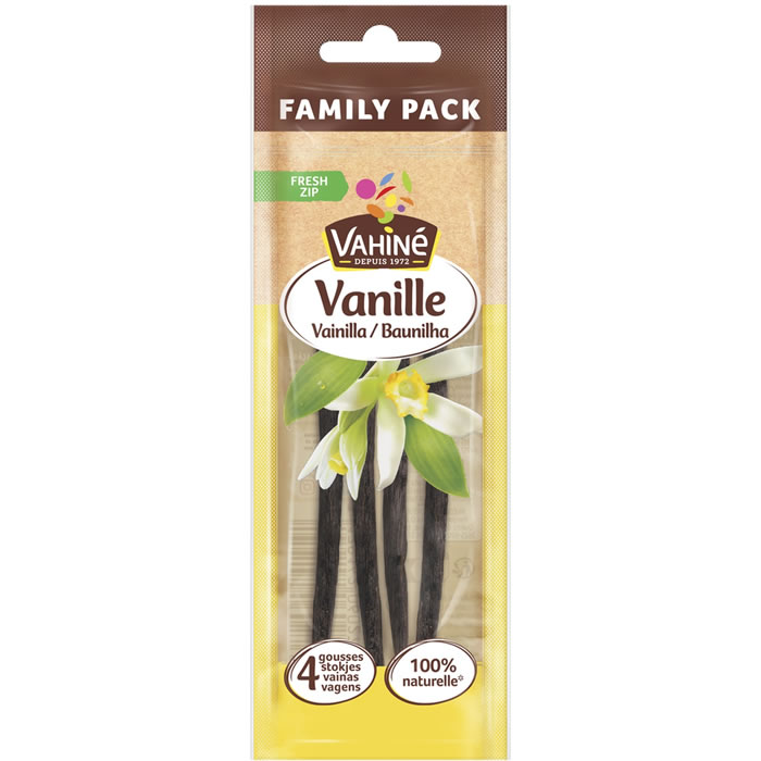 VAHINE - Gousse de vanille 4 gousses