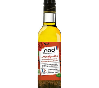 .NOD – Vinaigrette balsamique à la tomate séchée et basilic IGP bio – 24 cl