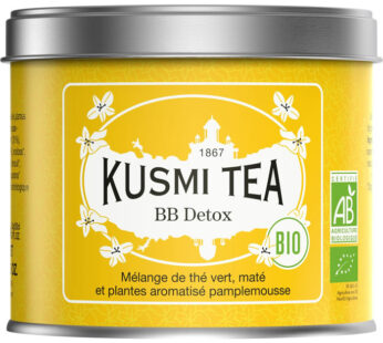 KUSMI TEA BB Détox – Thé vert, maté, pamplemousse bio (100g)