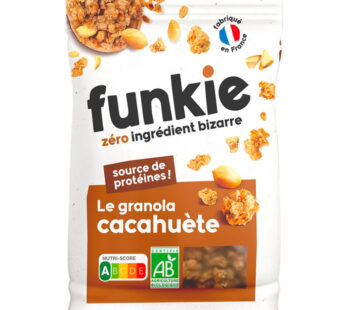 FUNKIE – Le Granola Céréales aux graines, avoines et cacahuètes bio 300g