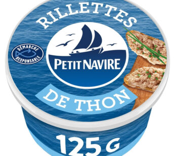 PETIT NAVIRE – Rillettes de thon 125g