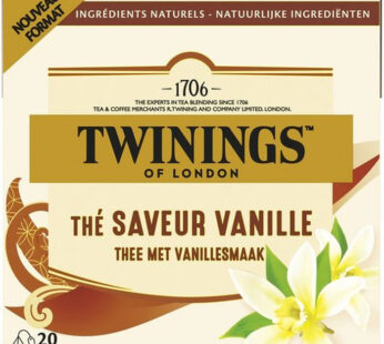 TWININGS Thé noir à la vanille (32g)