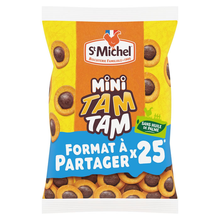 Gâteaux moelleux fourrés au chocolat au lait ST MICHEL Mini Tam Tam