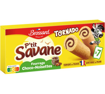 BROSSARD Savane – Gâteaux roulés fourrés au chocolat noisette 175 g
