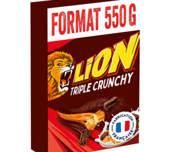 NESTLE Lion – Céréales triple crunchy 550 g