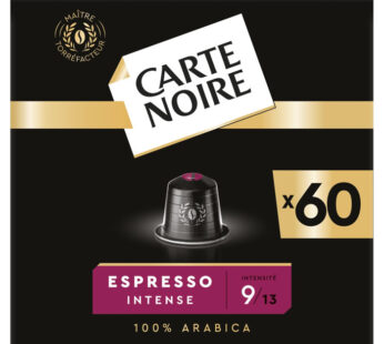 CARTE NOIRE – Capsules espresso intense N°9 60 capsules