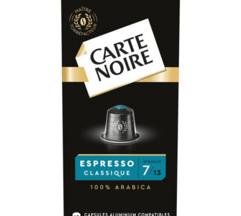CARTE NOIRE – Capsules de café espresso classique N°7 (10 capsules)