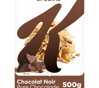 KELLOGG&rsquo;S Spécial K – Céréales au chocolat noir 500 g