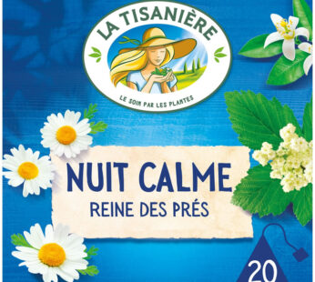 LA TISANIERE Reine des Près Infusion camomille, tilleul et oranger (20 sachets, 37.5g)