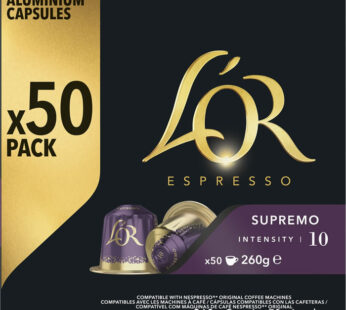 L&rsquo;OR Espresso – Capsules de café supremo N°10 (50 capsules)