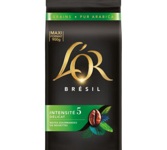L’OR – Café en grain Brésil N°5 900g