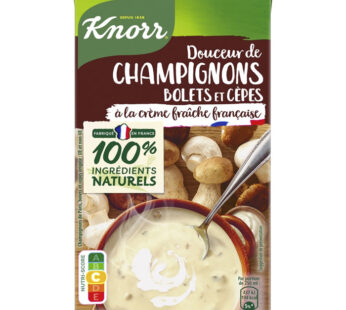 KNORR – Soupe douceur de cèpes, bolets et crème 1L