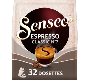 SENSEO – Dosettes de café espresso classique N°7 (222g)