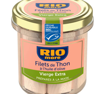 RIO MARE – Filets de thon à l&rsquo;huile d&rsquo;olive vierge extra MSC 130 g