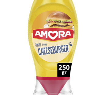 AMORA – Sauce burger au cheddar – 250g