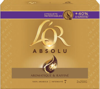 L&rsquo;OR Absolu – Café moulu N°7 500g