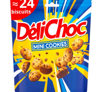 DELICHOC Minis cookies aux pépites de chocolat au lait