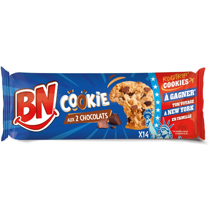 BN - Cookies aux pépites de chocolat au lait et noir 150g