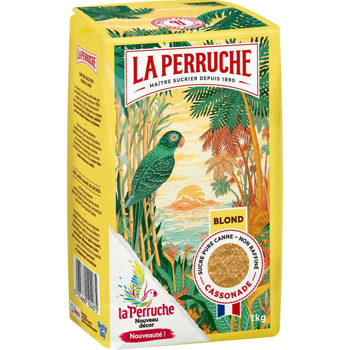 LA PERRUCHE - Cassonade en poudre 1 kg