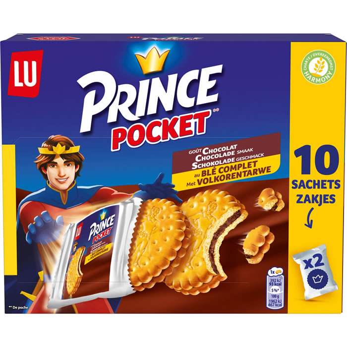 PRINCE - Biscuits fourrés au chocolat au lait 400g