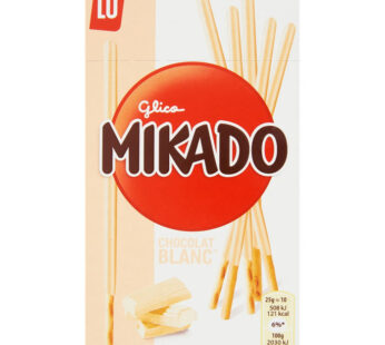 MIKADO – Bâtonnets de biscuits nappés au chocolat blanc 70g