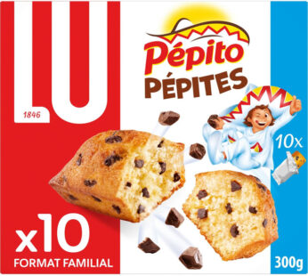 PEPITO Pépites – Gâteaux aux pépites de chocolat au lait 300g