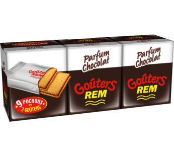 REM – Biscuits fourrés au chocolat au lait 375 g