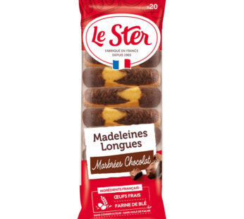LE STER – Madeleines longues marbrés au chocolat 250g