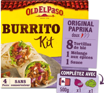 OLD EL PASO – Kit pour burritos original paprika doux 510 g