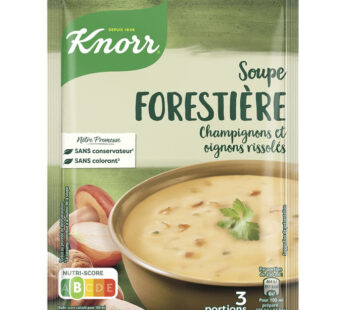 KNORR – Soupe forestière instantanée aux champignons et oignons 85g