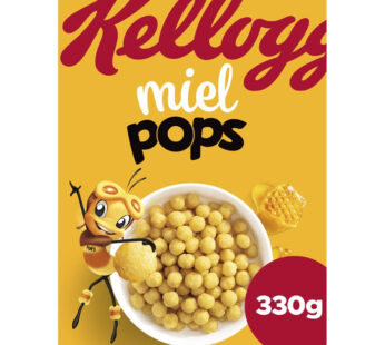 KELLOGG&rsquo;S Miel Pops – Céréales de maïs soufflés au miel 330 g