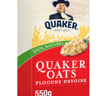 QUAKER – Flocons d&rsquo;avoine 550 g