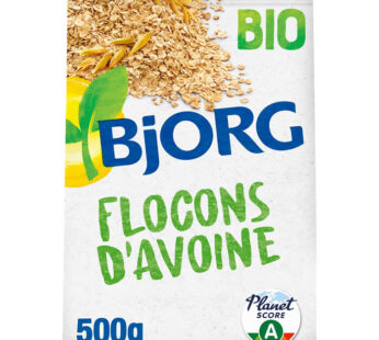 BJORG – Flocons d&rsquo;avoine bio 500 g