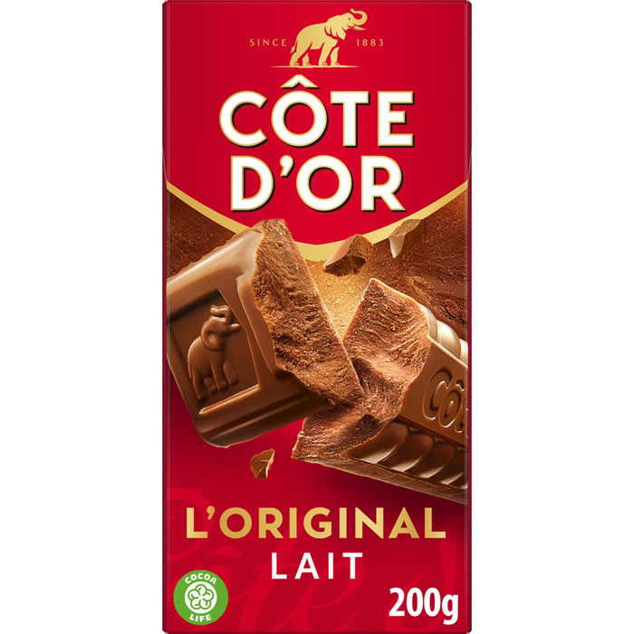 CÔTE D'OR - Tablette de chocolat au lait 200g