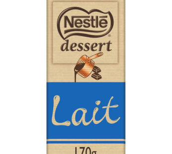 NESTLE Dessert – Tablette de chocolat au lait pâtissier 170g