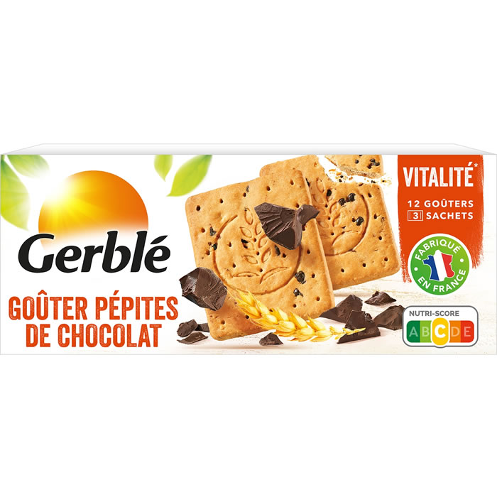 GERBLE - Biscuits aux pépites de chocolat 250g