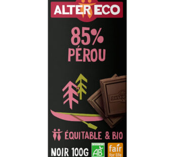 ALTER ECO – Chocolat noir 85% bio 100 g